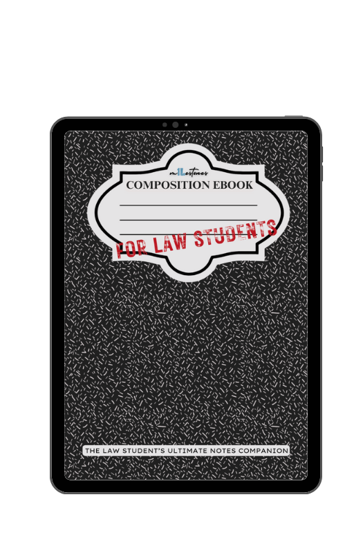 The Law Student's Ultimate Notes Companion (Digital Version) - Perfect gift for Law Students